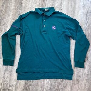 Grateful Dead Polo Shirt Men's Large Vintage Outer Banks Embroidered 90s